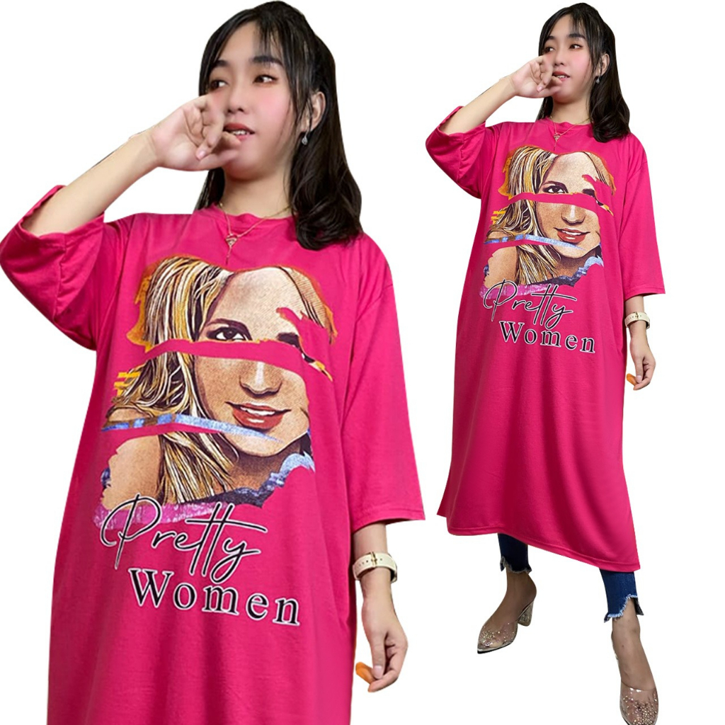 TUNIK WANITA MUSLIM MIDI OVERSIZE VIRAL HIJAB FRIENDLY