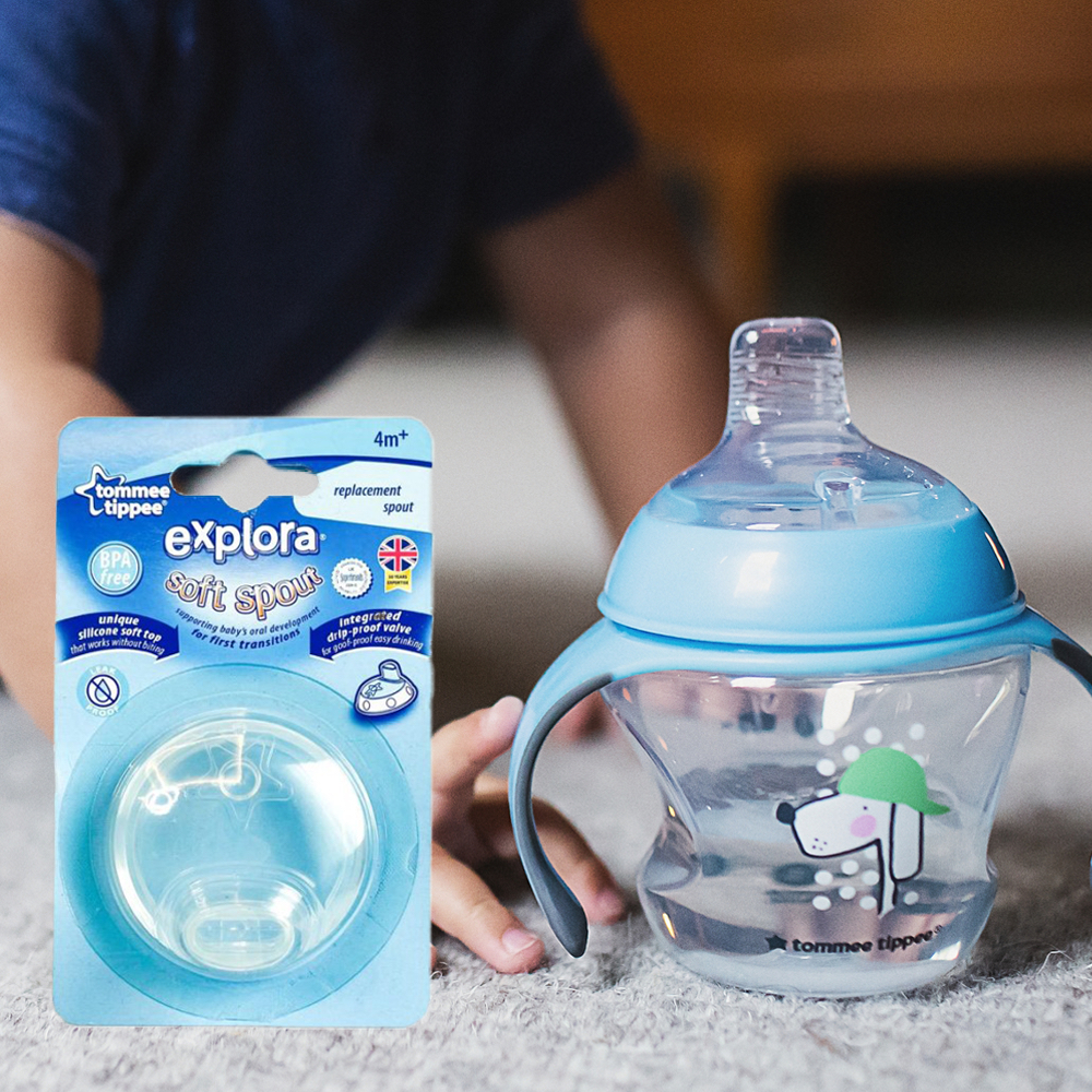 Tommee Tippee Dot Botol Susu Soft Spout - Spout Silicone Bayi 4m+