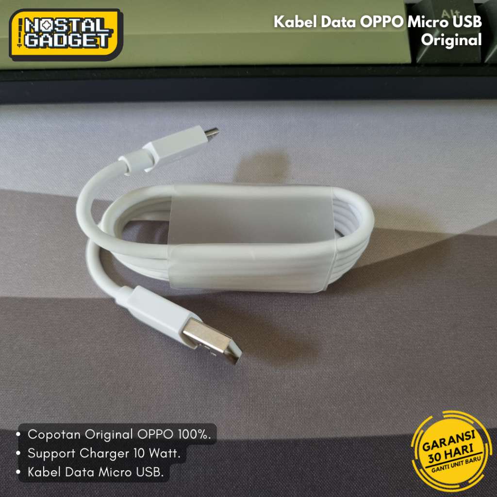 Kabel Data Oppo Micro USB A3s A5s A1k A12 A17 A17k Original Copotan