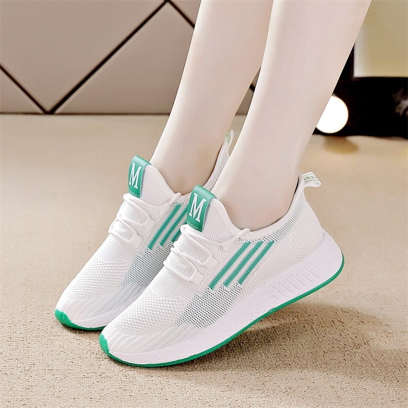 GROSIRTAS LV0201 Sepatu Sneakers Wanita Import Sepatu Olahraga Wanita Sport Shoes Sepatu Sport Wanita Fashion Korean Style