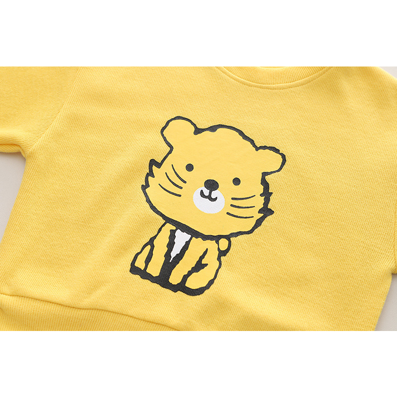 Baju kodok usia 6 bulan - 4 tahun setelan premium anak laki laki lucu motif YELLOW TIGER