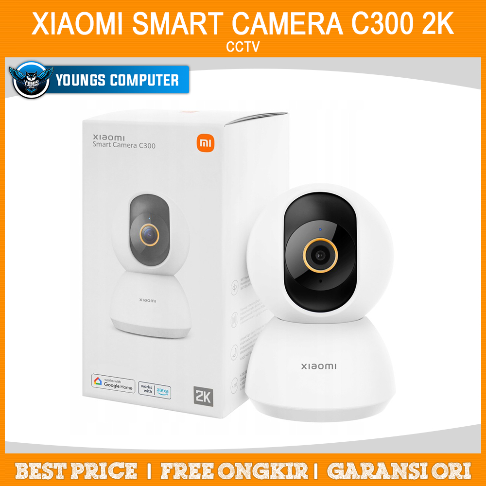 CCTV Xiaomi Smart Camera C300 2K HD Clear 1296P CCTV IP Cam FullColour