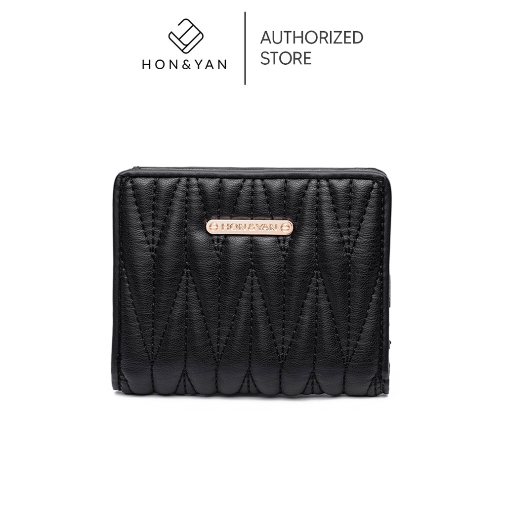 HON&YAN-Dompet Lipat Wanita Card Holder Wanita - Sana Short Wallet