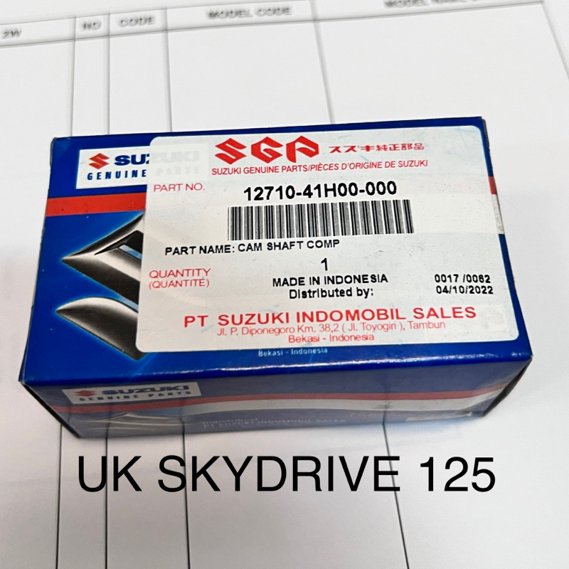 Noken As Suzuki Spin 125 Skywave SkyDrive Original SGP 12710-46G20 | 12710-41H10