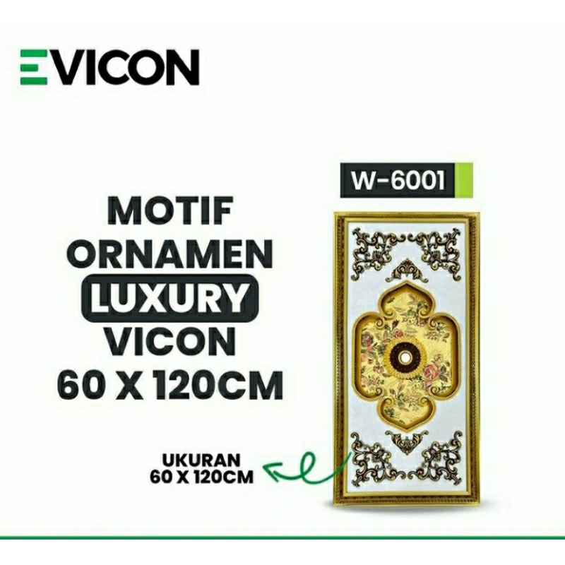 PRE ORDER VICON ORNAMEN LAMPU BESAR 60x120cm / ORNAMEN PLAFON PVC / ornamen plavon pvc / lampu plafo