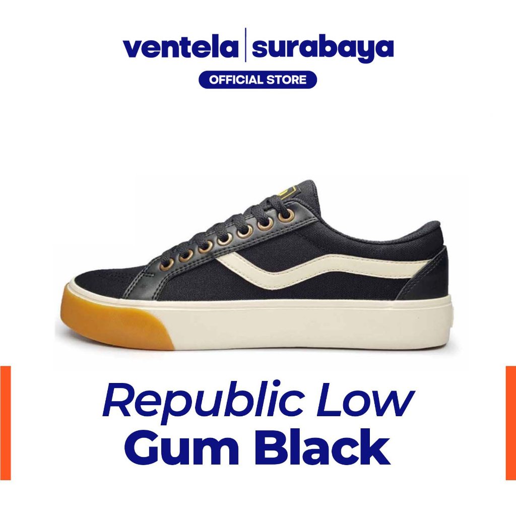 Ventela Republic Low Gum Black