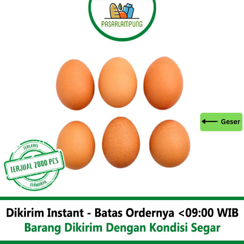 Telur Ayam Ras / Telur Ayam Negri 1 Kg Pasar Lampung