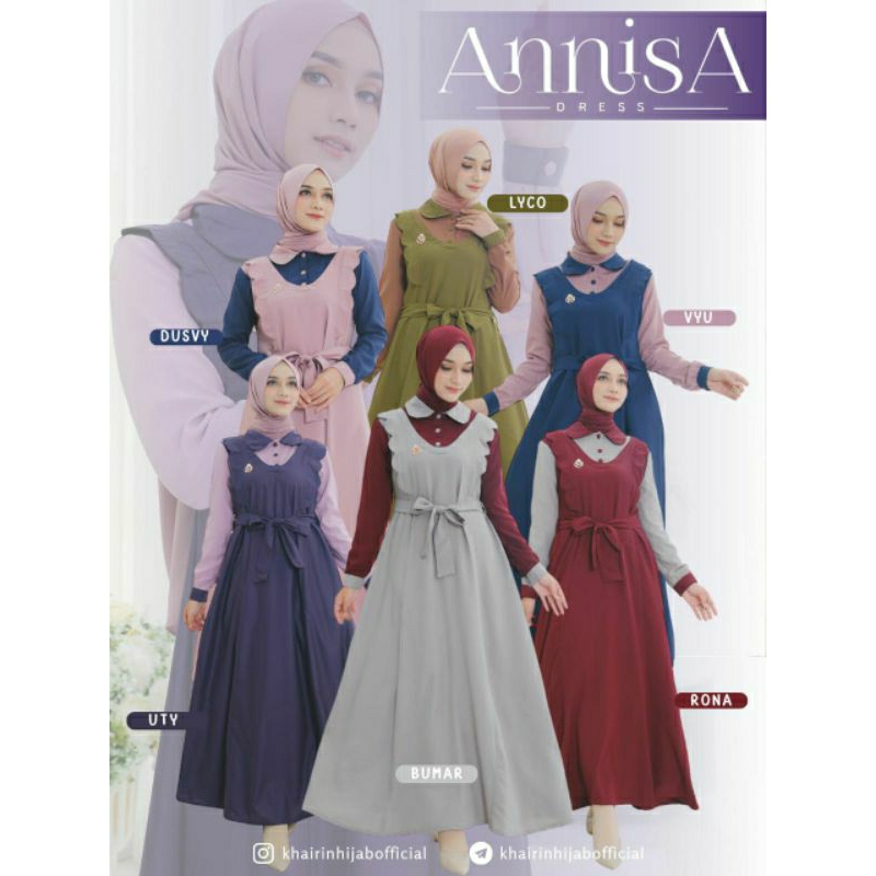 Annisa Dress by khairin hijab