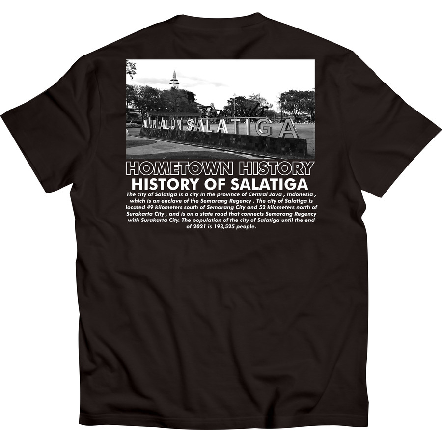 Kaos Salatiga Tshirt Kota Salatiga History Of Salatiga