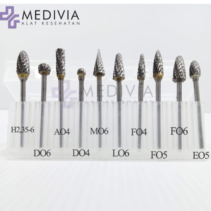 DENTAL FRASER BUR LOW SPEED CARBIDE BUR TUNGSTEN BUR PORTING TUNING FRAZER GIGI PALSU