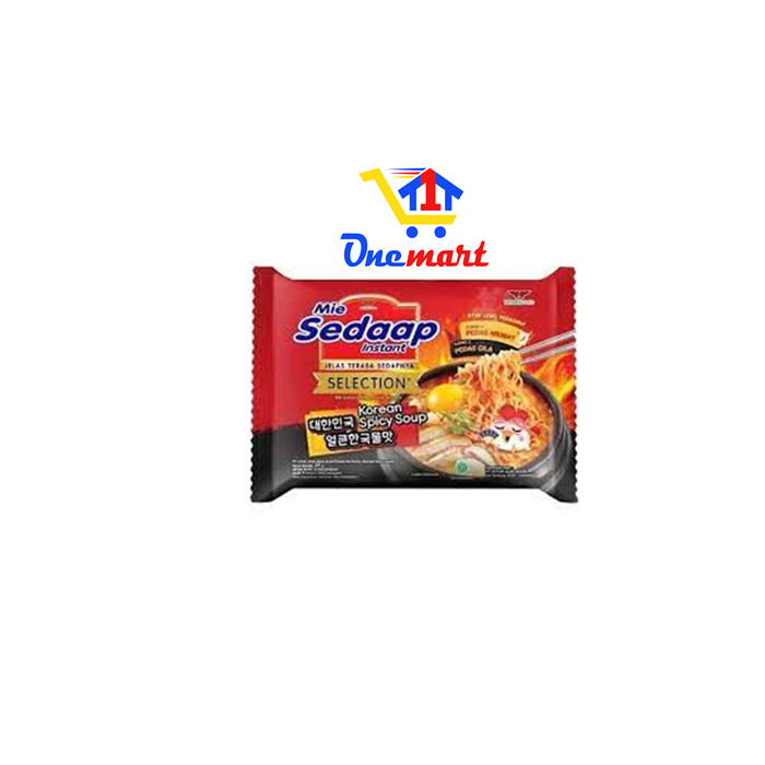 

Mie instant Sedaap Selection Korean Spicy Soup