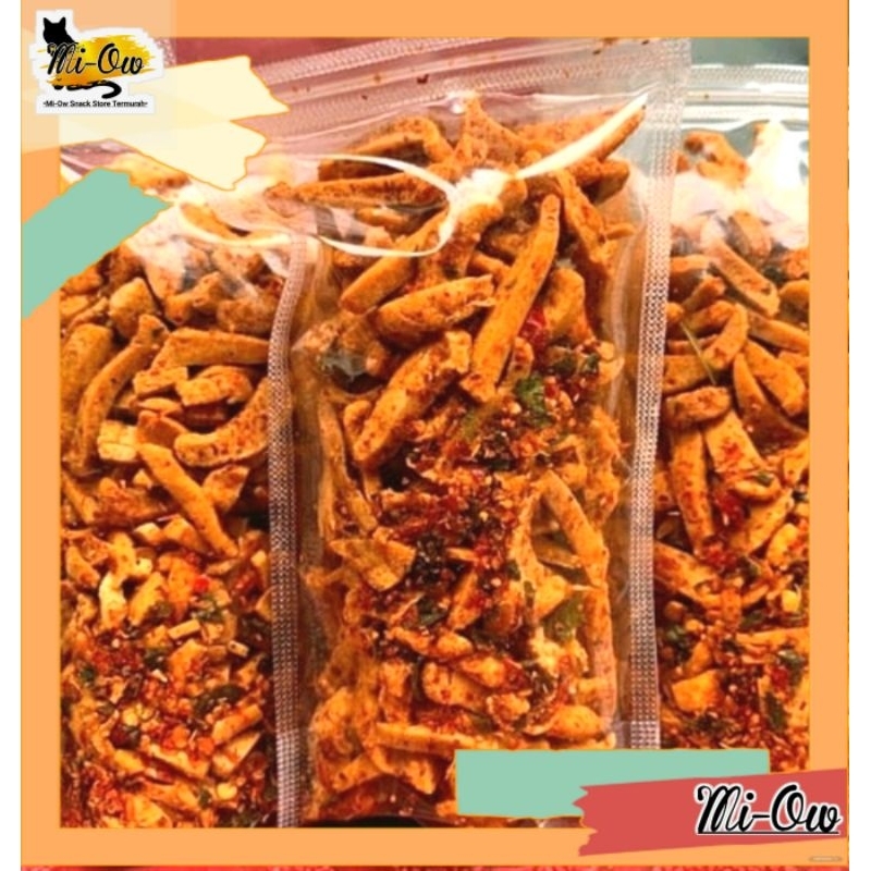 

Basreng Stick 250 gram - Baso Goreng Pedas Daun Jeruk