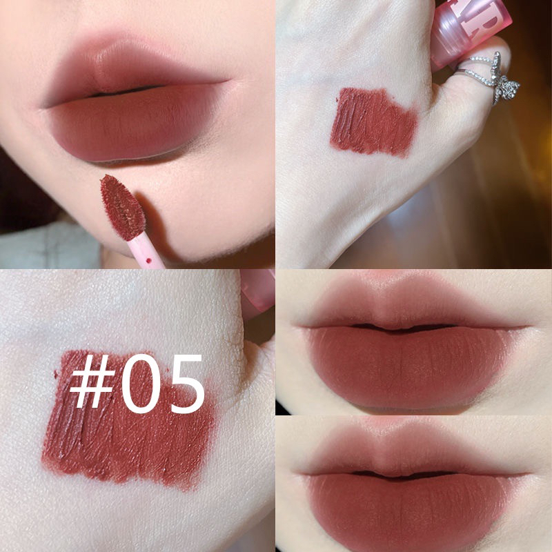 KAKASHOW Lip Cream Lotso Bear Velvet Lipstik Lip Clay Lipstick