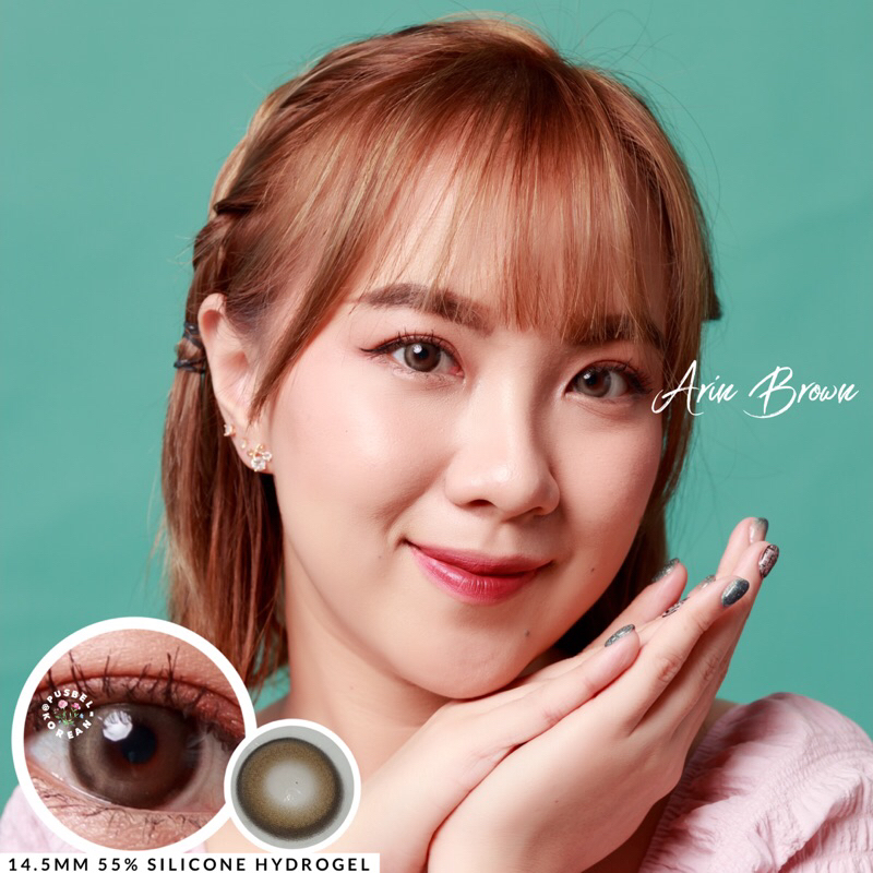 PUSBEL KOREAN ARIN BROWN SOFTLENS ORI KOREA