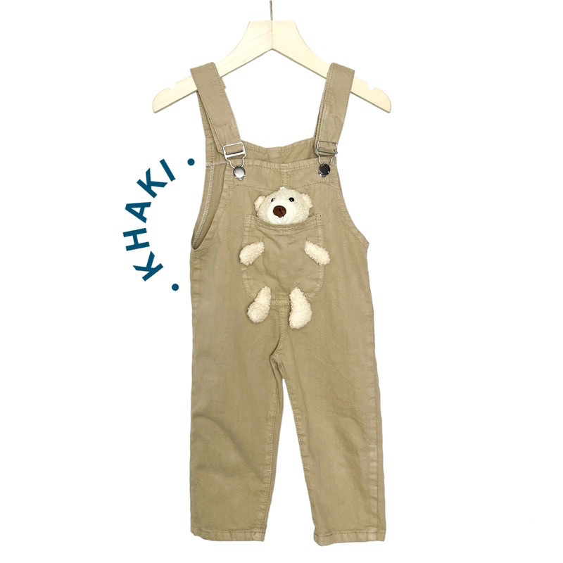 Overall bear - celana overall - overall jeans anak permepuan usia 1-6tahun