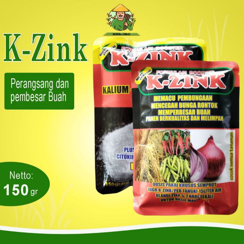 pupuk buah k-zink formulasi booster perangsang dan  pembesar buah