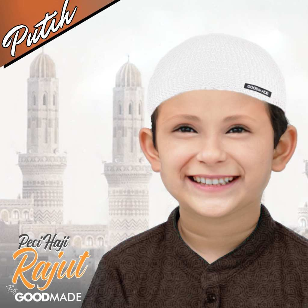 GOOD MADE - Peci Anak Rajut Polos | Peci Rajut Anak Sahaleh | COD