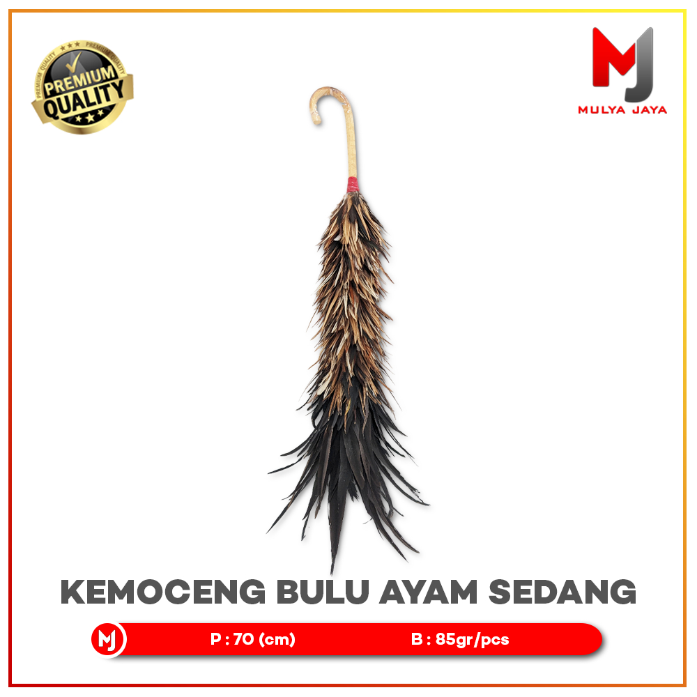 Mulya Jaya Kemoceng Bulu Ayam Sedang Kemoceng Mobil Anti Gores