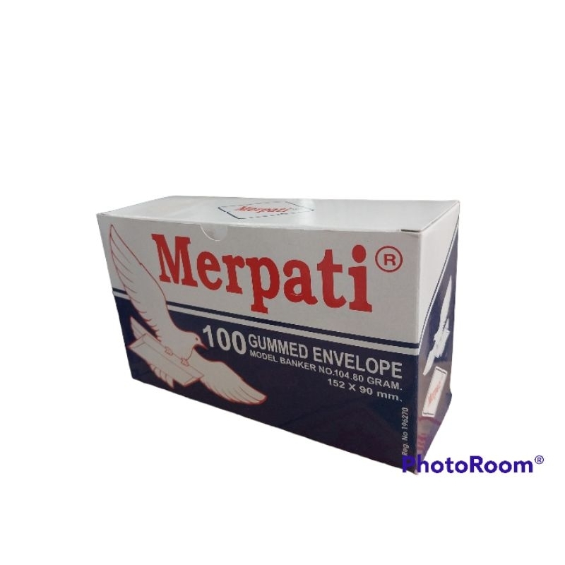 

KIKY Merpati 104 Amplop Plain [100 Pcs] ukuran 90 mm X 152 mm