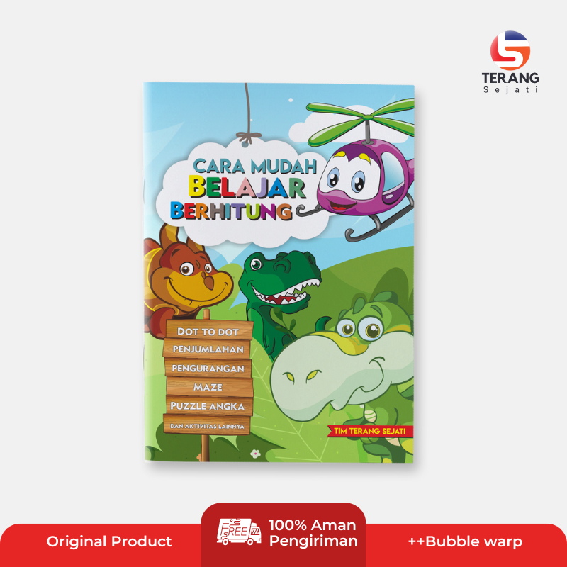 Terang Sejati - Cara Mudah Belajar Berhitung - Buku Anak Belajar Berhitung 2+