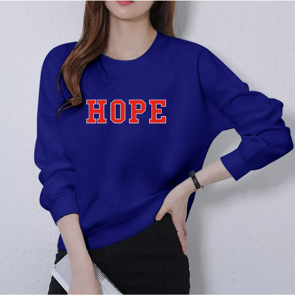 COLLECTION COOLS - BAJU ATASAN HOPE GIRL TERBARU-KAOS DISTRO CEWEK LENGAN PANJANG KEREN KEKINIAN DAN TERLARIS