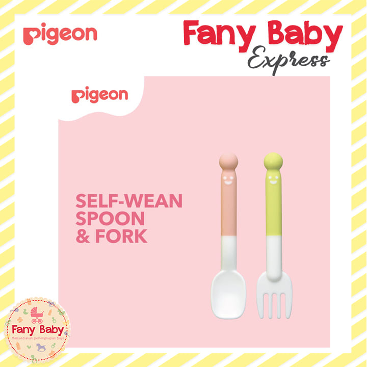 PIGEON SELF WEANING SPOON &amp; FORK