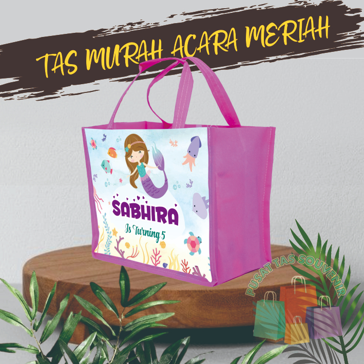 

GOODIE BAG MURAH / TAS ULTAH CUSTOM /TAS ULTAH PROMO/ TAS ULTAH MERMAID 2