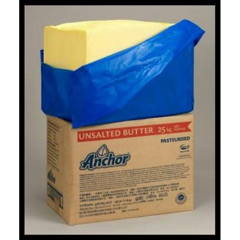 

anchor unsalted butter 2,5 kg repack mentega tawar anchor fonterra