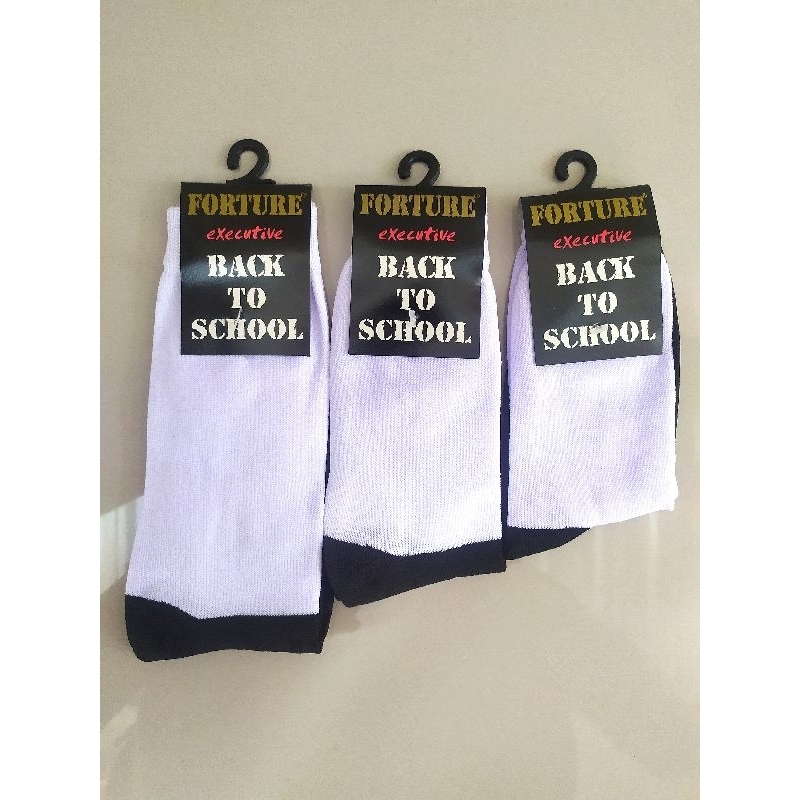 Kaos kaki sekolah hitam putih SD SMP SMA