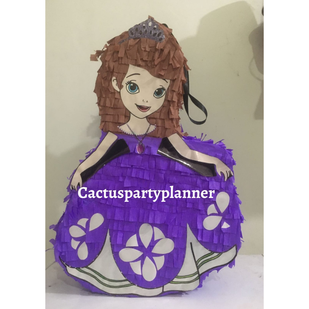 Pinata Pukul / Pinata Tarik Karakter Ulang Tahun Motif princess Shopia