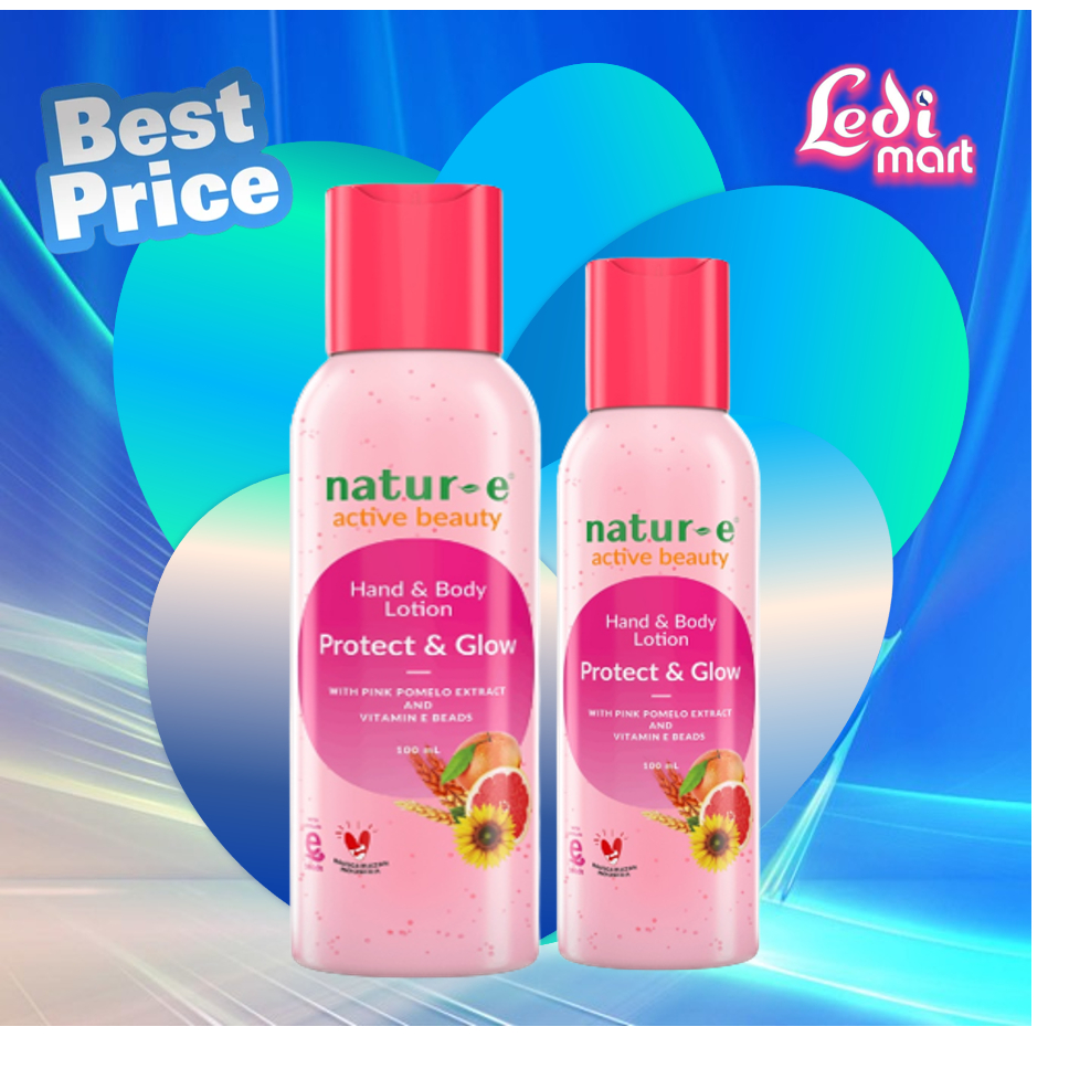 ORIGINAL Natur-E Hand Body Lotion Series Isi 100ml &amp; 245ml / Natur E / LEDI MART