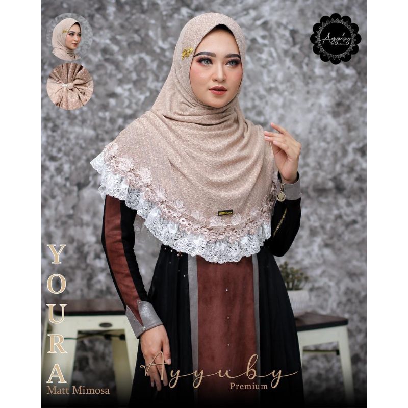 Jilbab Khimar Instan Youra Ori Ayyuby Hijab
