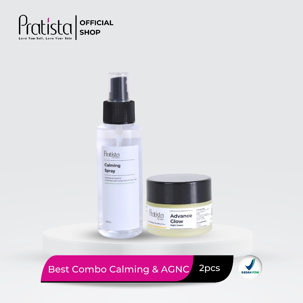 Pratista - [Bundling] Calming Spray &amp; Advance Glow Night Cream