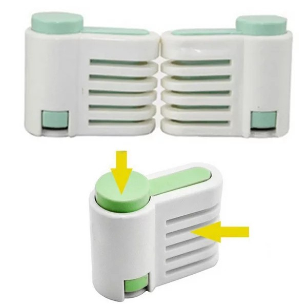 (ctshop1) ADJUSTABLE CAKE FIXATOR GUIDE SLICER TOOL LAYER LEVELER ALAT BANTU POTONG KUE ROTI TAWAR 5 LAPIS SIZE