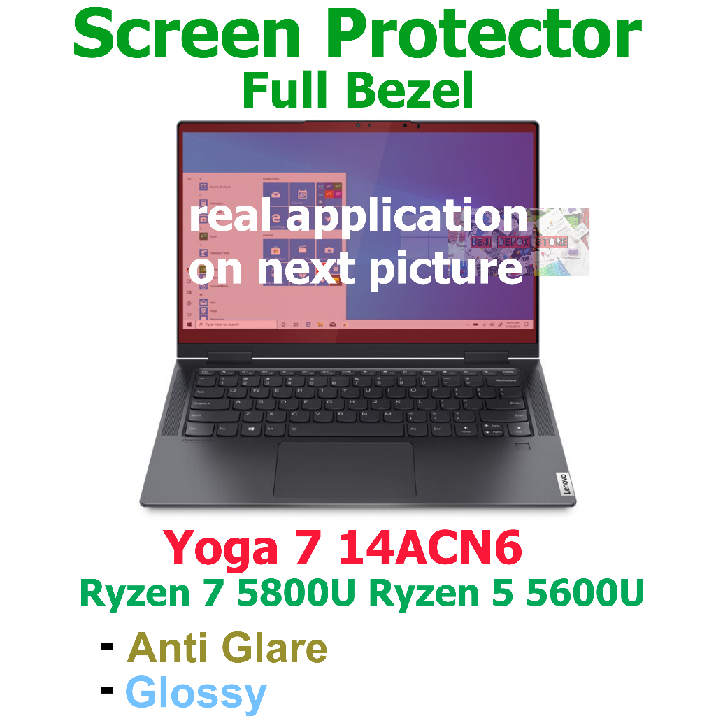 Screen Guard Lenovo Yoga 7 14ACN6 Gen 6 Ryzen 7 5800U Ryzen 5 5600U