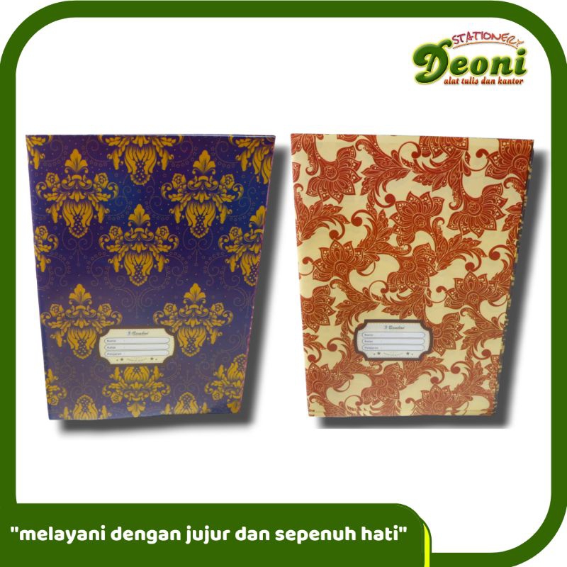 

Bamboo Sampul Buku Tulis Batik Kwarto 20 Lembar