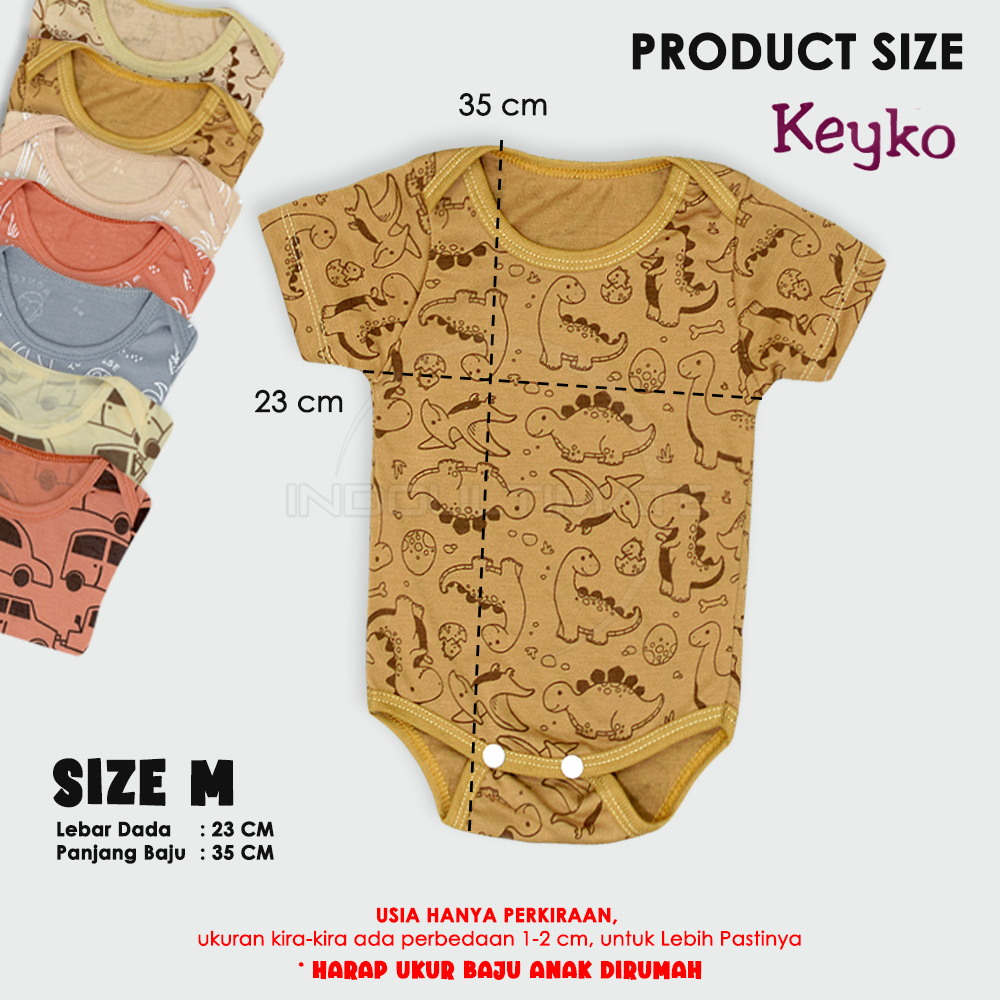 1 Pcs Jumpsuit Bayi Lengan Pendek Jumper Bayi Bayi 0-6 Bulan Jumsuit Setelan Set Baju Bayi Newborn BCS-700 Baju Bayi Perempuan Laki Laki Jumper Lengan Pendek