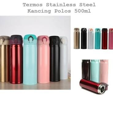 Termos Kancing Polos Stainless