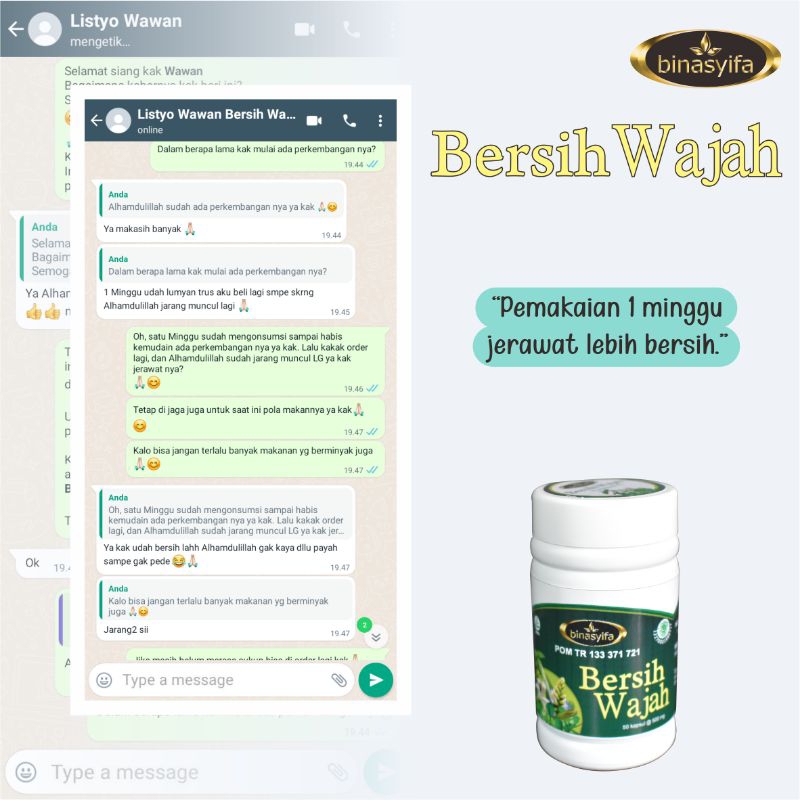 BERSIH WAJAH - Herbal Jerawat Alami