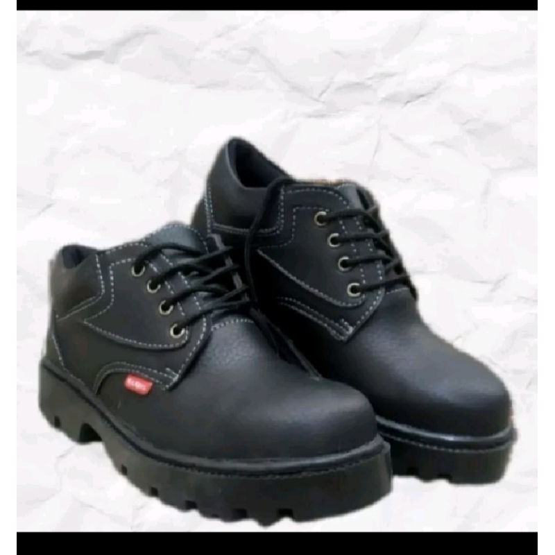 Sepatu Safety pria Pendek Gaul Shoes Safety Pabrik  Kingsiio  Harga murah Kualitas Terbaik