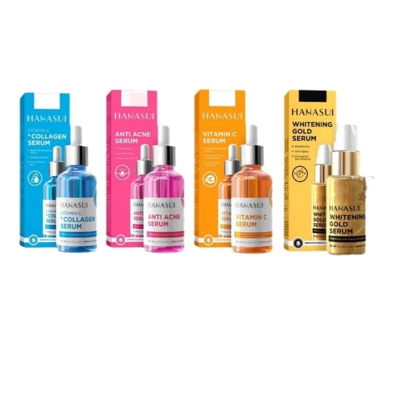 HANASUI Serum series | Serum Hanasui Vit C + Collagen | Serum Hanasui Anti Acne | Hanasui Vit C 20ml