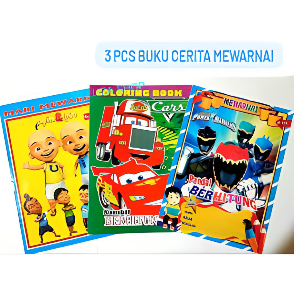 

KBUKU MEWARNAI ANAK PAKET 3 PCS / PAKET ANAK LAK-LAKI