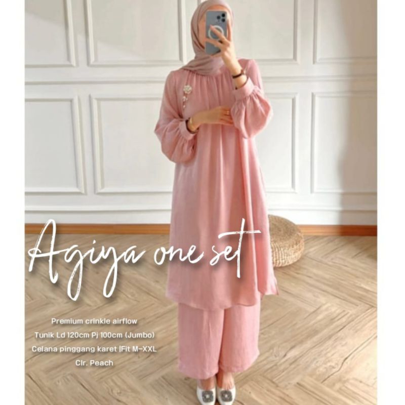 AGIYA ONE SET SETELAN BAJU WANITA TERBARU