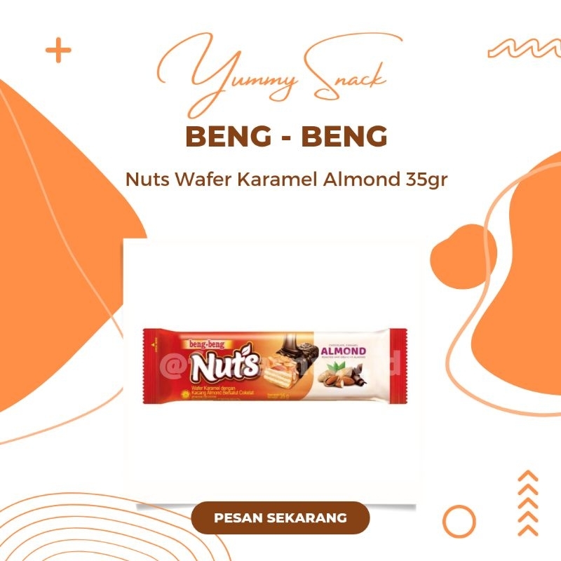 

Beng - Beng Nuts Wafer Karamel Almond 35 gr