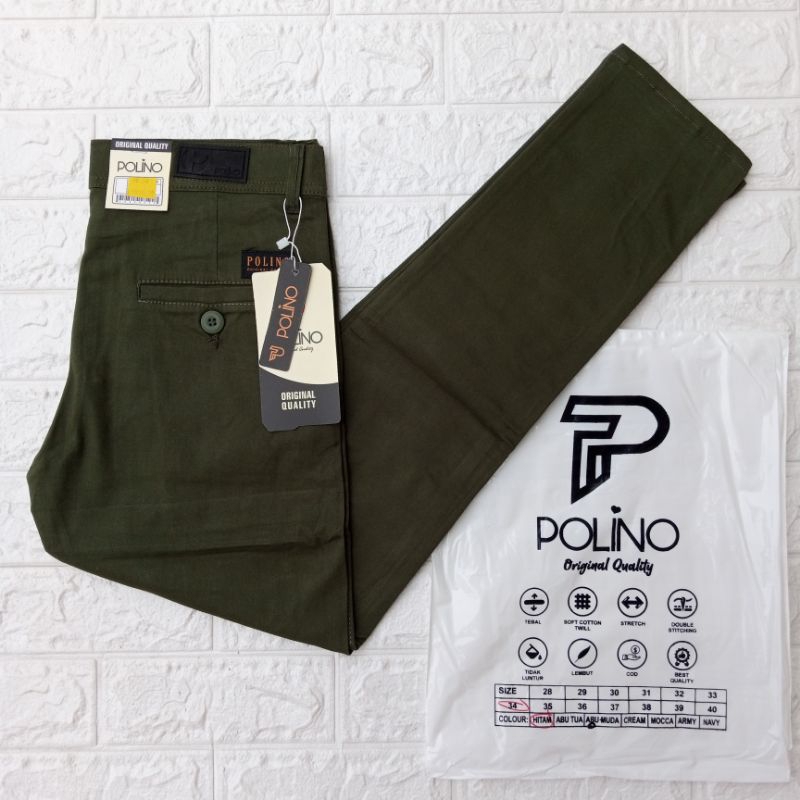 Celana Chino panjang Polino dan Denny's