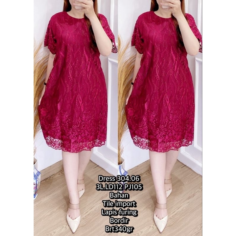 NEW 3L DRES 304 06 TILE IMPORT LAPIS FURING BORDIR 340GR