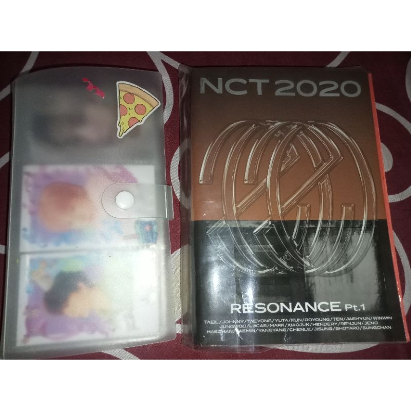 album only nct resonance 2020, binder photocard