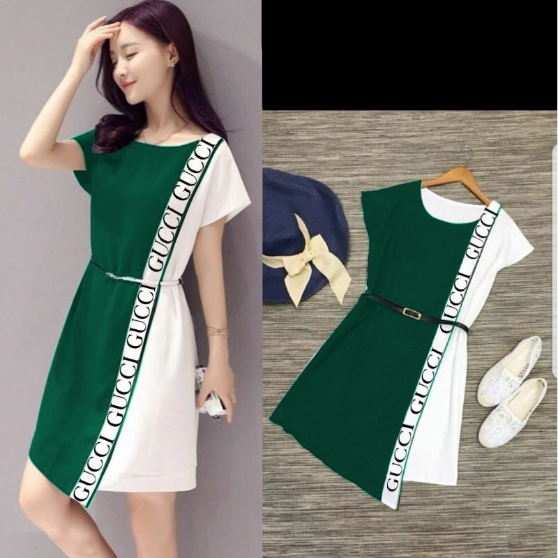 MT DRESS/FASHION WANITA/DRES SANTAI/DRES TERBARU/DRESS KOREA/ DRES CASUAL