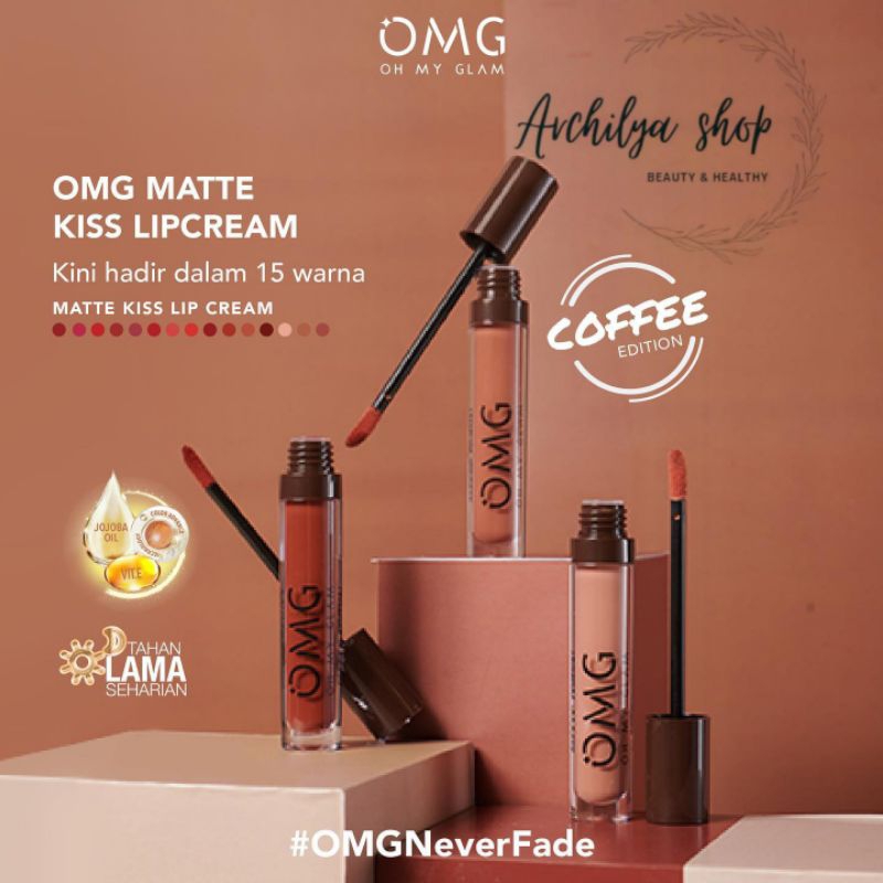 OMG Matte Kiss Lip Cream Coffee Edition