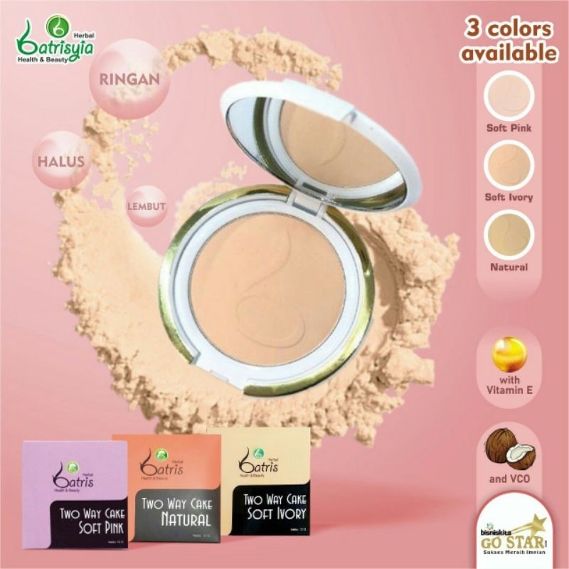 TWO WAY CAKE TWC BATRISYIA/EXCLUSIVE COMPACT POWDER/ TWC Batrisyia herbal